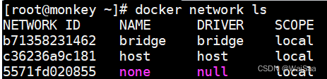 docker<span style='color:red;'>自</span><span style='color:red;'>定义</span>网络<span style='color:red;'>实现</span>容器之间的<span style='color:red;'>通信</span>