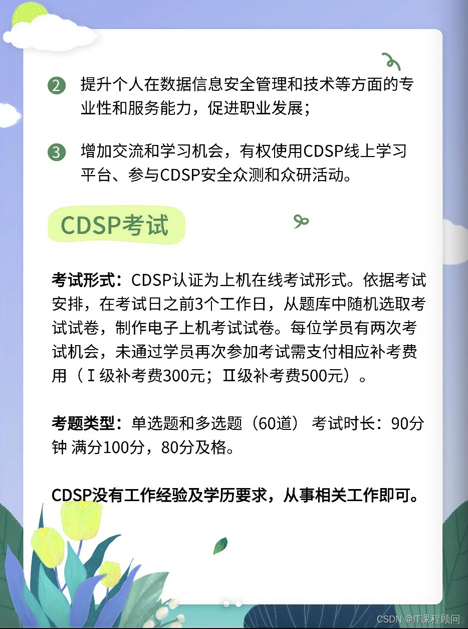 CDSP考取的价值：成为数据安全认证专家的好处