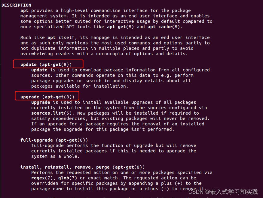 <span style='color:red;'>apt</span>-<span style='color:red;'>get</span> update<span style='color:red;'>和</span><span style='color:red;'>apt</span>-<span style='color:red;'>get</span> upgrade的区别