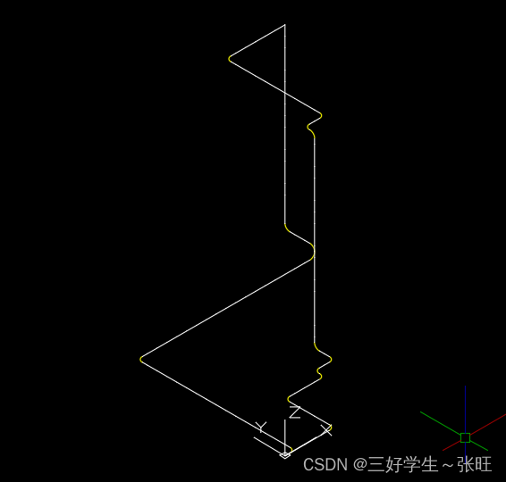 【CAD二次开发】空间内圆弧绘制，空间内倒角，绘制三维点到点路径