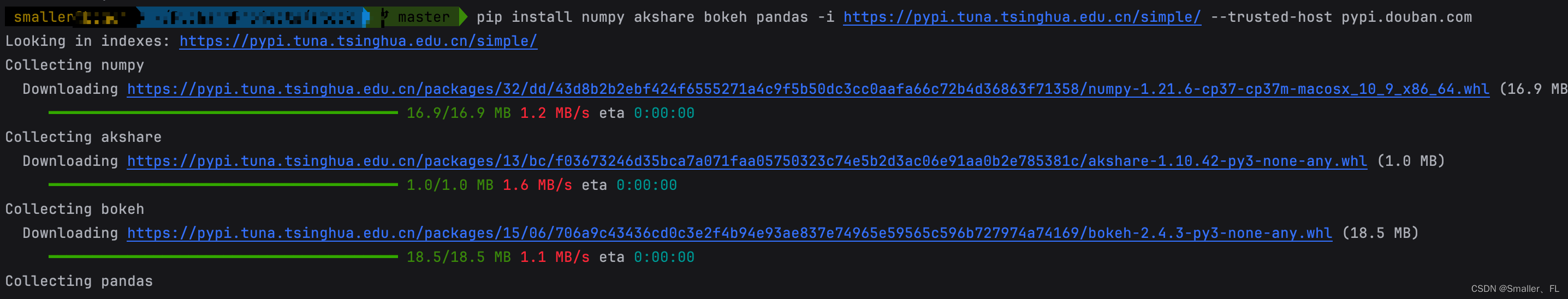 Python 报错 ERROR: No matching distribution found for xxx