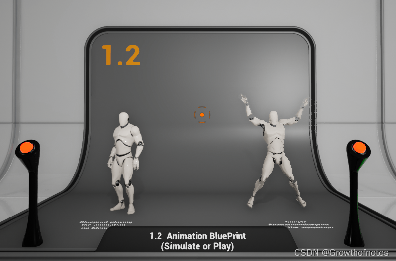 UE4_官方动画内容示例1.2_动画蓝图——使用蓝图告知Actor播放动画