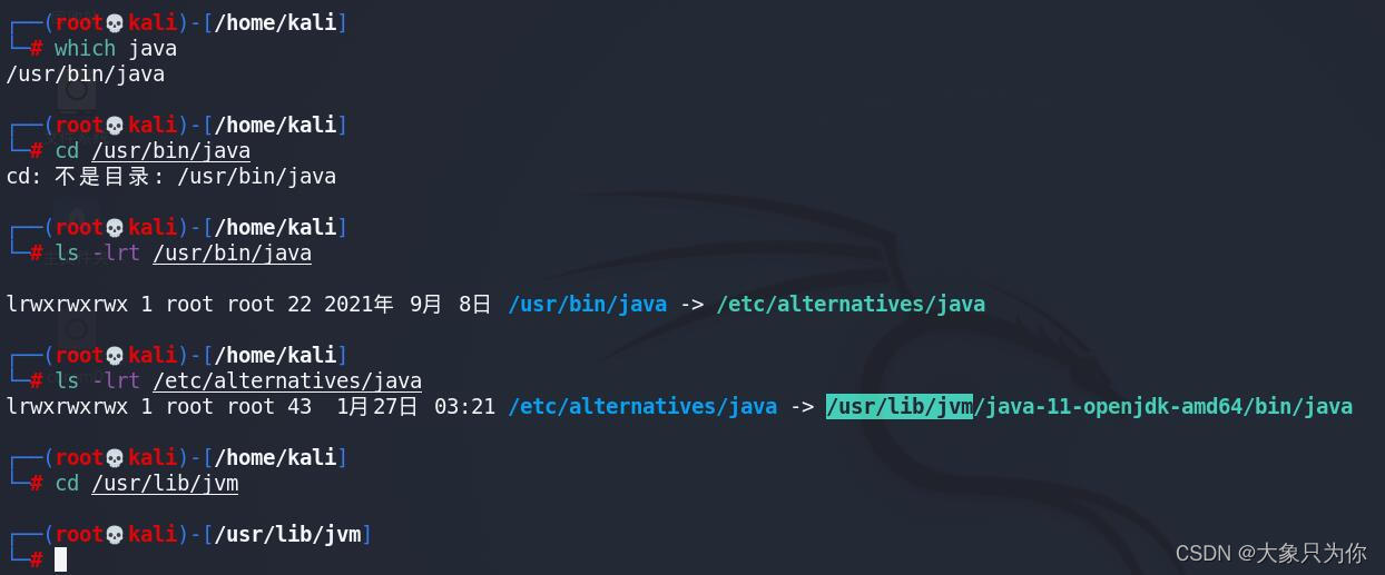 kali系统下<span style='color:red;'>多</span><span style='color:red;'>版本</span>JDK<span style='color:red;'>共存</span>