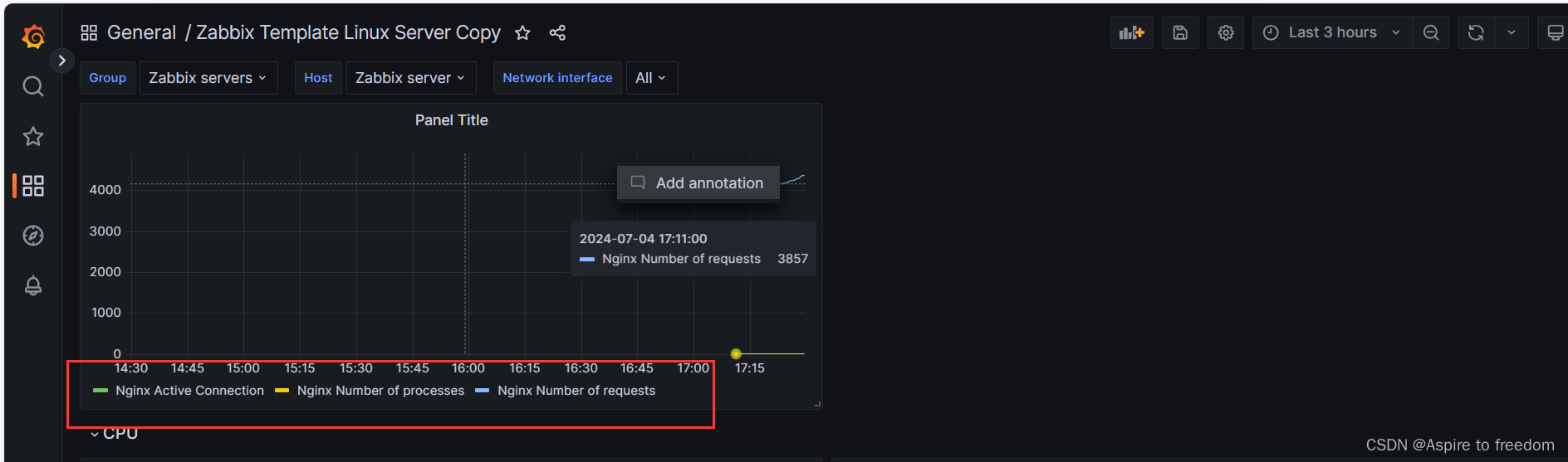  监控平台zabbix对接grafana