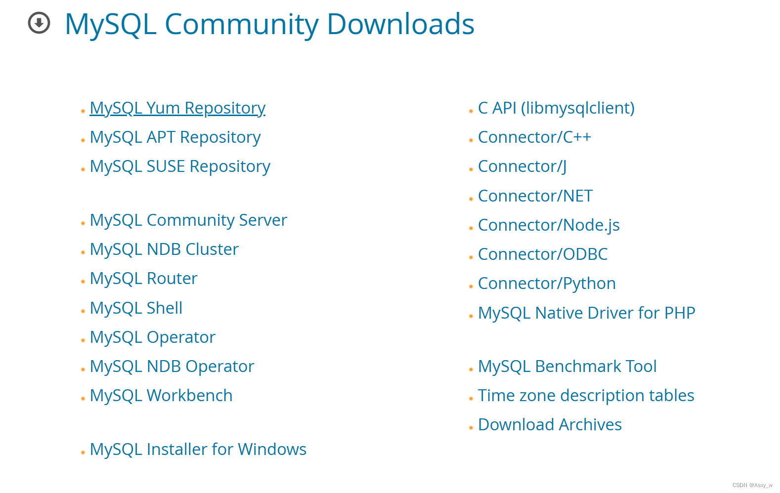 使用Redhat操作系统下载MySQL