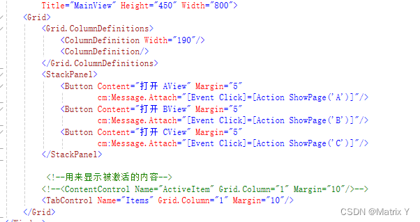 Caliburn.Micro框架学习笔记——多页面处理案例