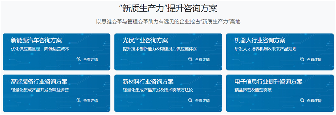 张驰咨询 - 推动新质生产力，新材料行业定制管理咨询解决方案