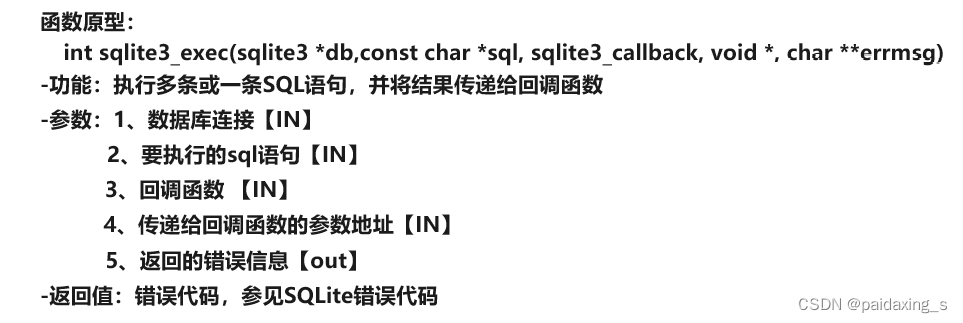 【数据库编程-SQLite3（二）】API-增删改查基础函数-（含源码）