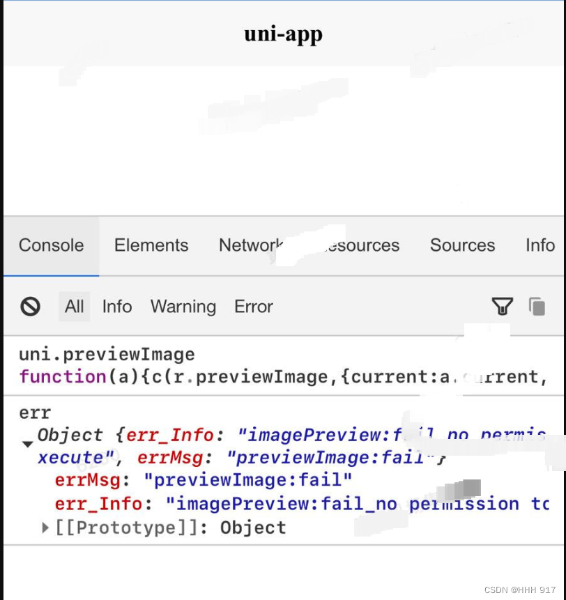 解决 uniapp h5 页面在私有企微iOS平台 间歇性调用uni api不成功问题（uni.previewImage为例）。