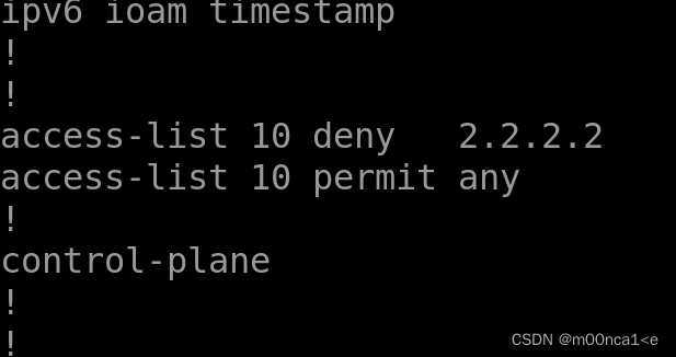acl 访问控制列表 实验