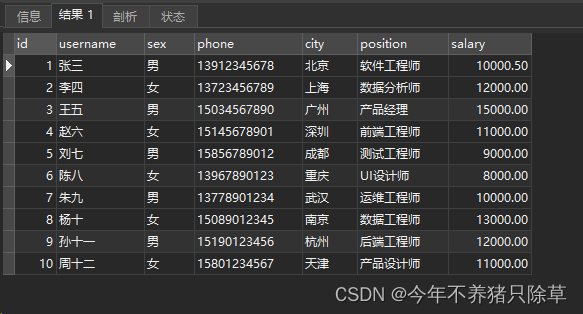 Mysql+MybatisPlus+Vue实现基础增删改查CRUD