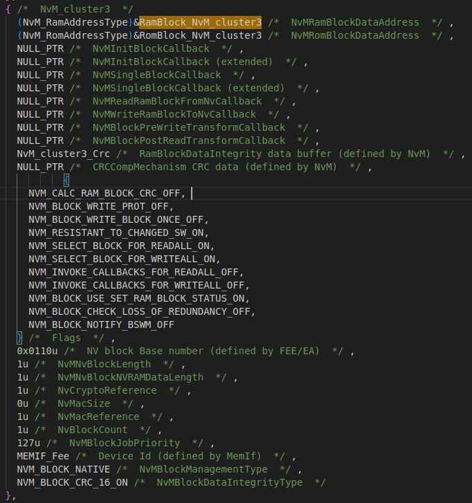 [AutoSar]BSW_Memory_Stack_004 创建一个简单NV block并调试