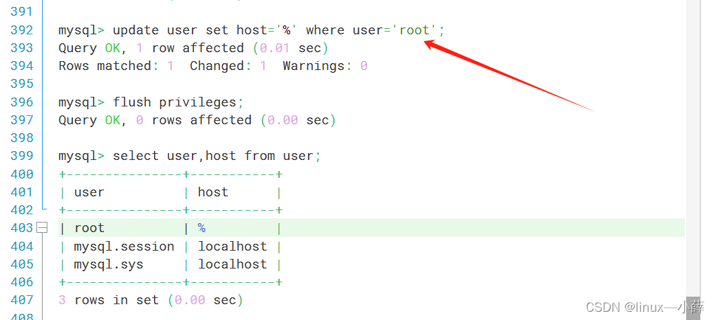 使用Navicat远程连接Linux中的MySQL