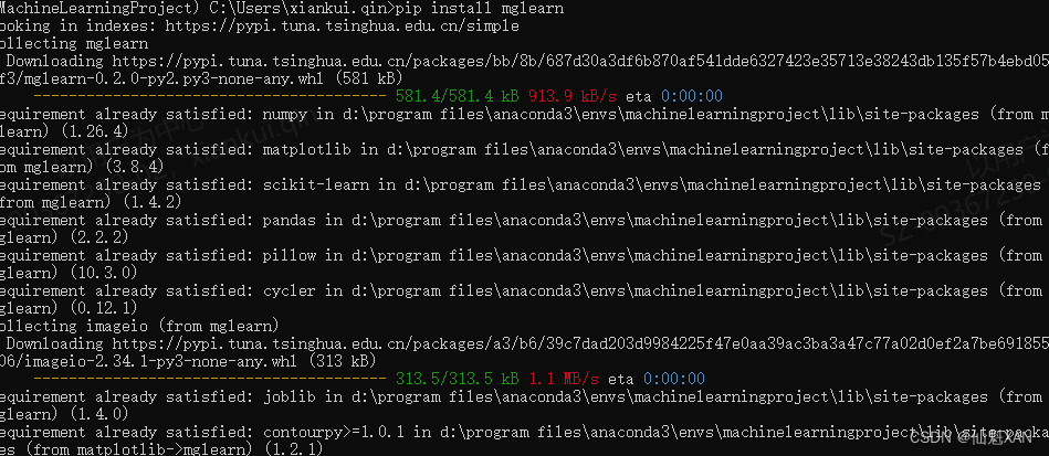 Python 机器学习 基础 之 学习 基础环境搭建