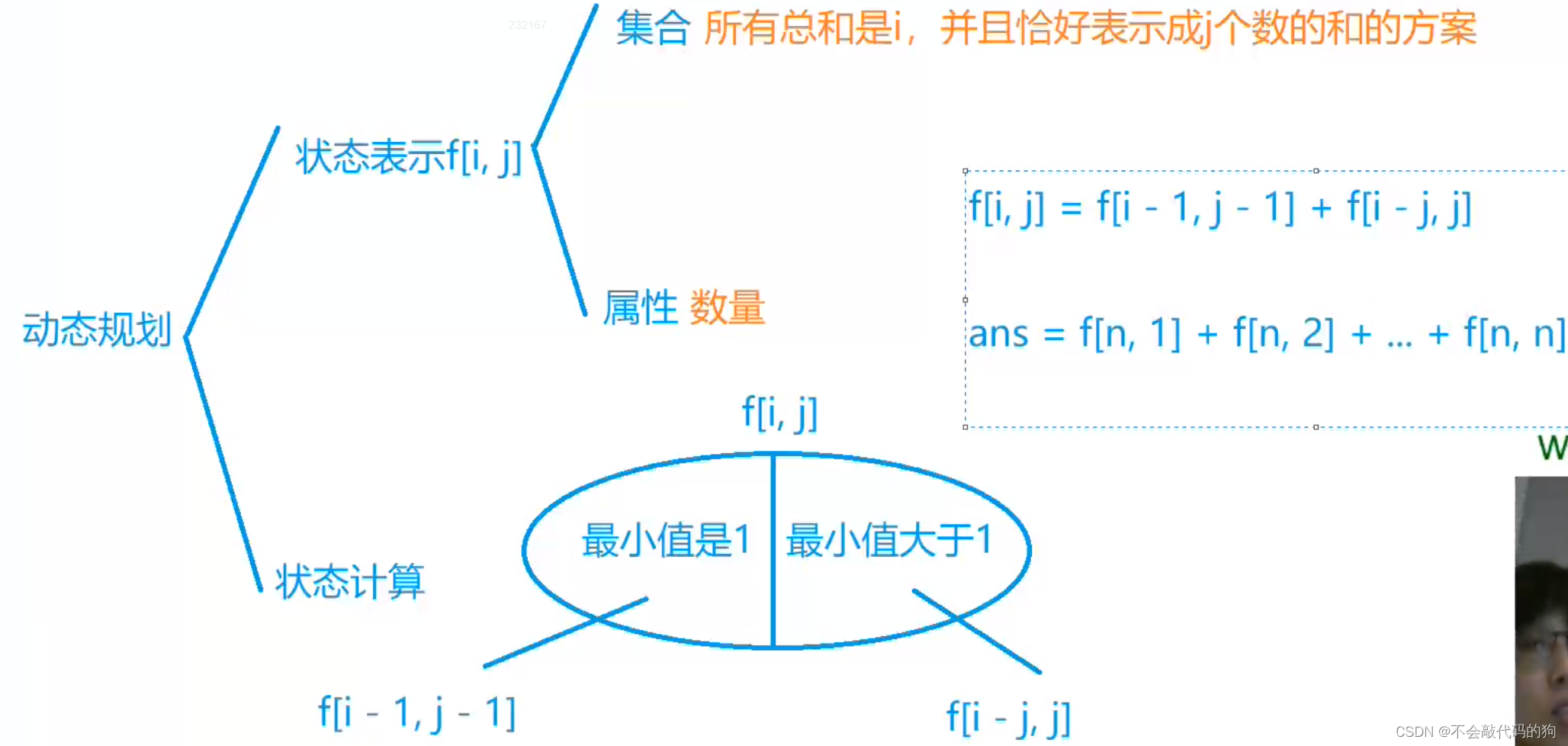 Acwing-基础算法课笔记之动态规划（计数类DP）