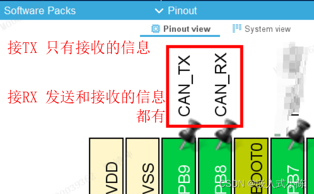 单片机的RX接逻辑分析仪