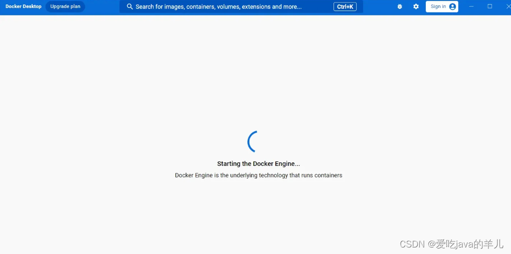 解决在Windows11上新安装的Docker Desktop一直显示“starting the Docker Engine“登录不上去的问题