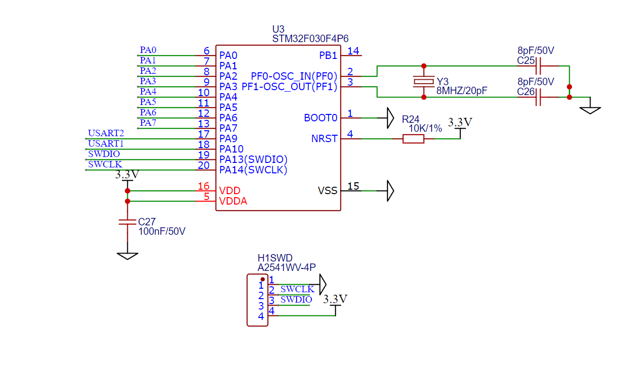 【单片机】STM32 ARM Cortex-M0 微控制器特性概述 双排 TSSOP封装好手工焊接的STM32芯片，双排