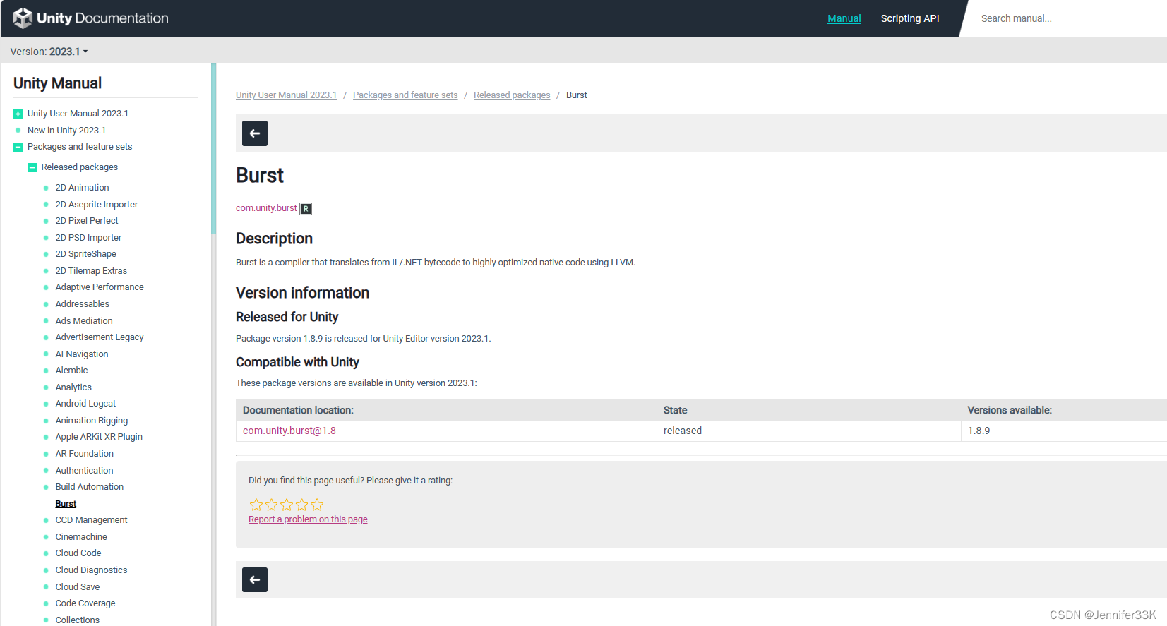 Unity2013.1.19_DOTS_Burst compiler