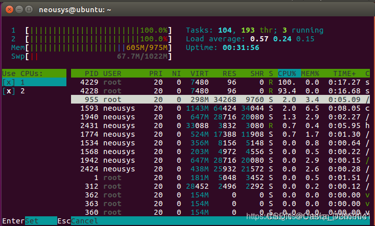 【Ubuntu通用压力测试】Ubuntu16.04 CPU压力测试