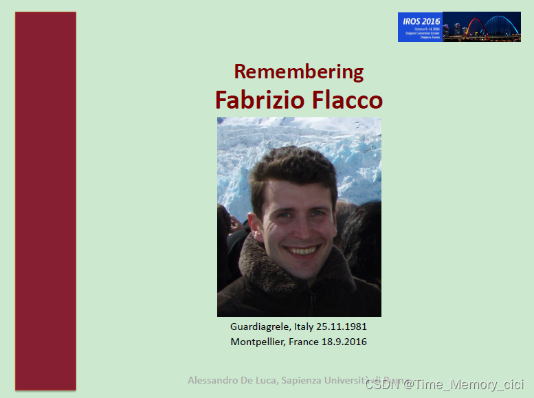 In Memoriam Fabrizio Flacco