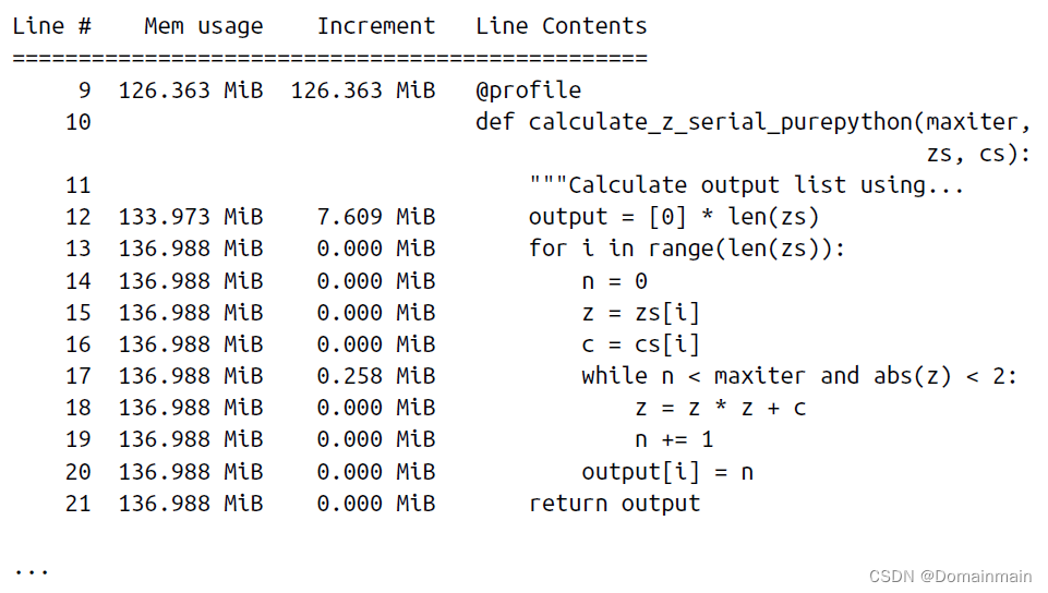 【Python高性能编程学习】第2讲 Profiling寻找性能瓶颈_python profiing-CSDN博客