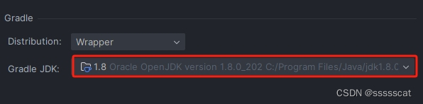 gradle JDK