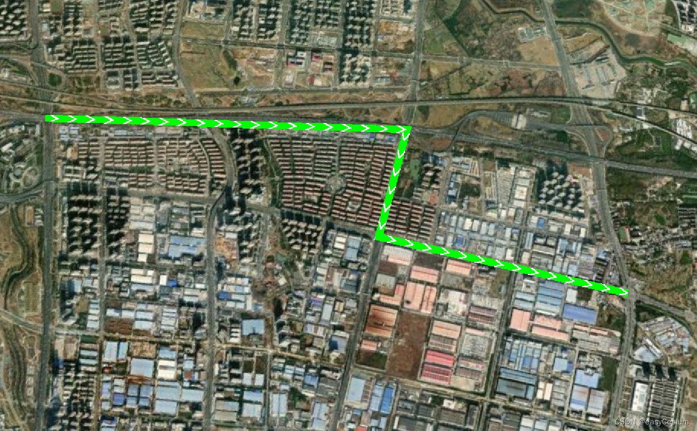 Cesium 仿高德导航线