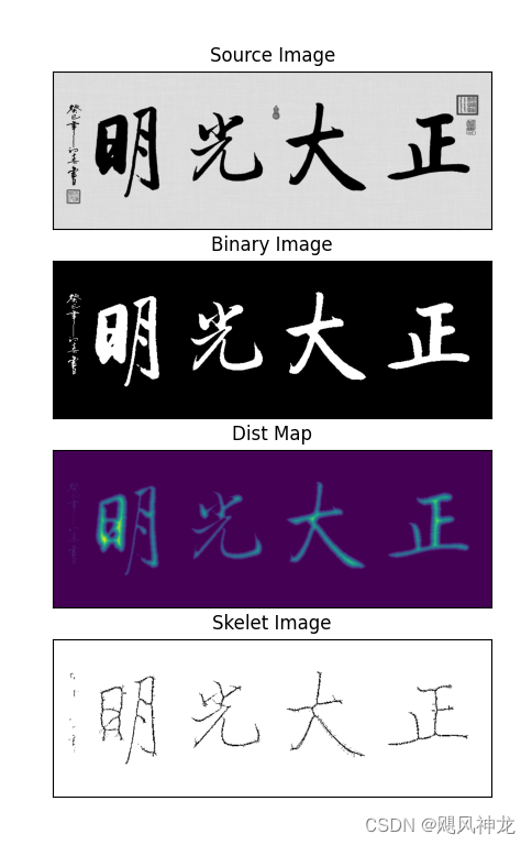 OpenCV学习 基础图像操作（十六）：图像距离变换