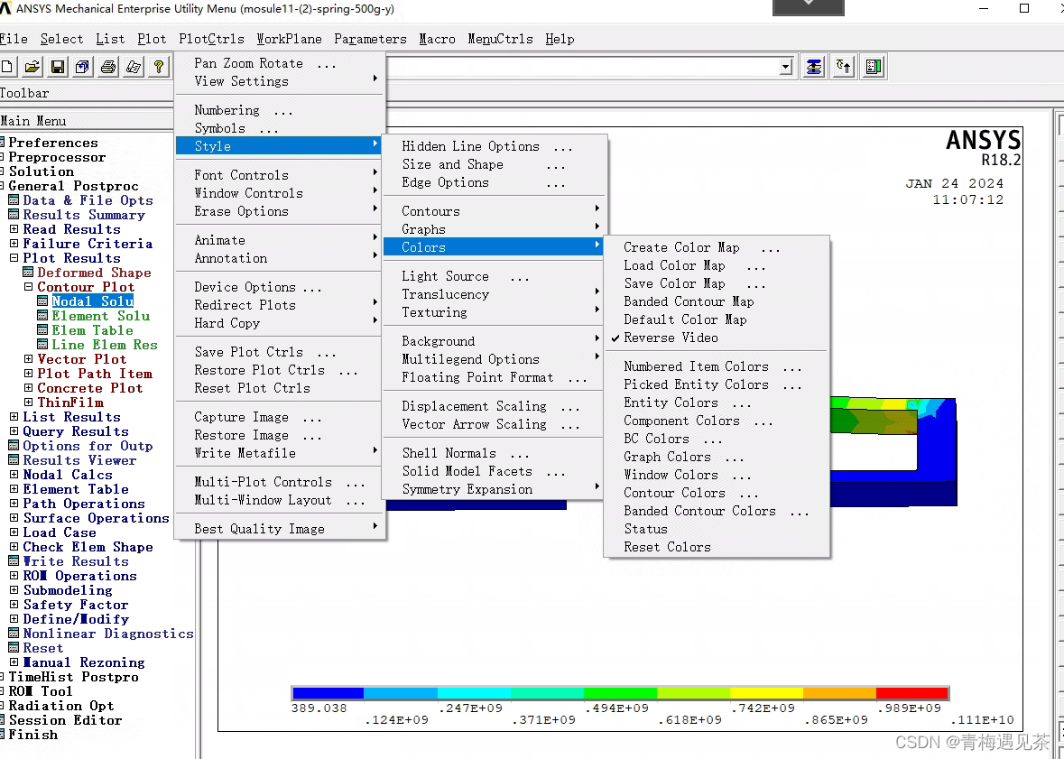 ANSYS 经典基本操作_ansys工作窗口右上角的日期及时间如何隐藏与显示-CSDN博客