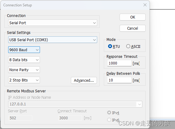 （汇川H5U-A8）Modbus Poll与AutoShop使用RS-485通讯