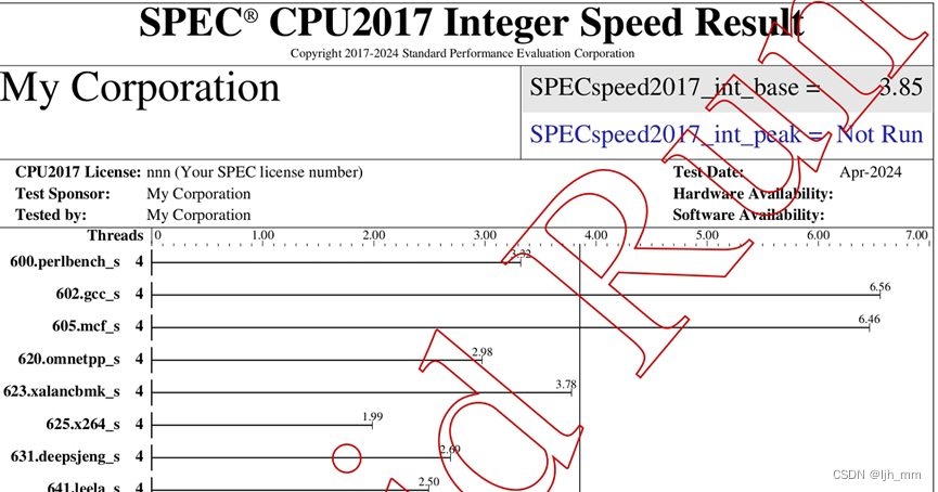 speccpu2017安装与使用