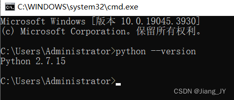 Python is not set from command line or npm configuration 报错解决