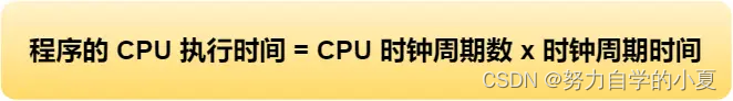 CPU执行时间