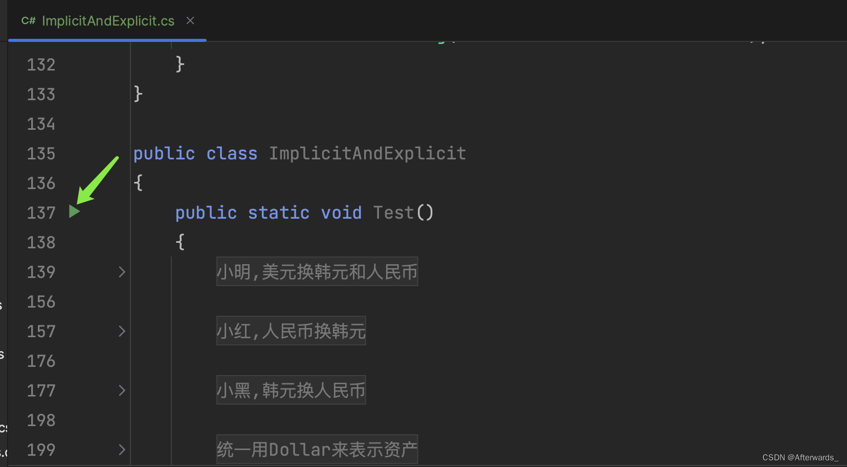 C#中implicit和explicit