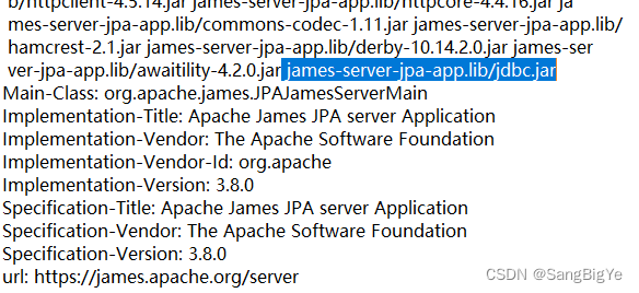 windows安装运行Apache James（基于guide的版本）