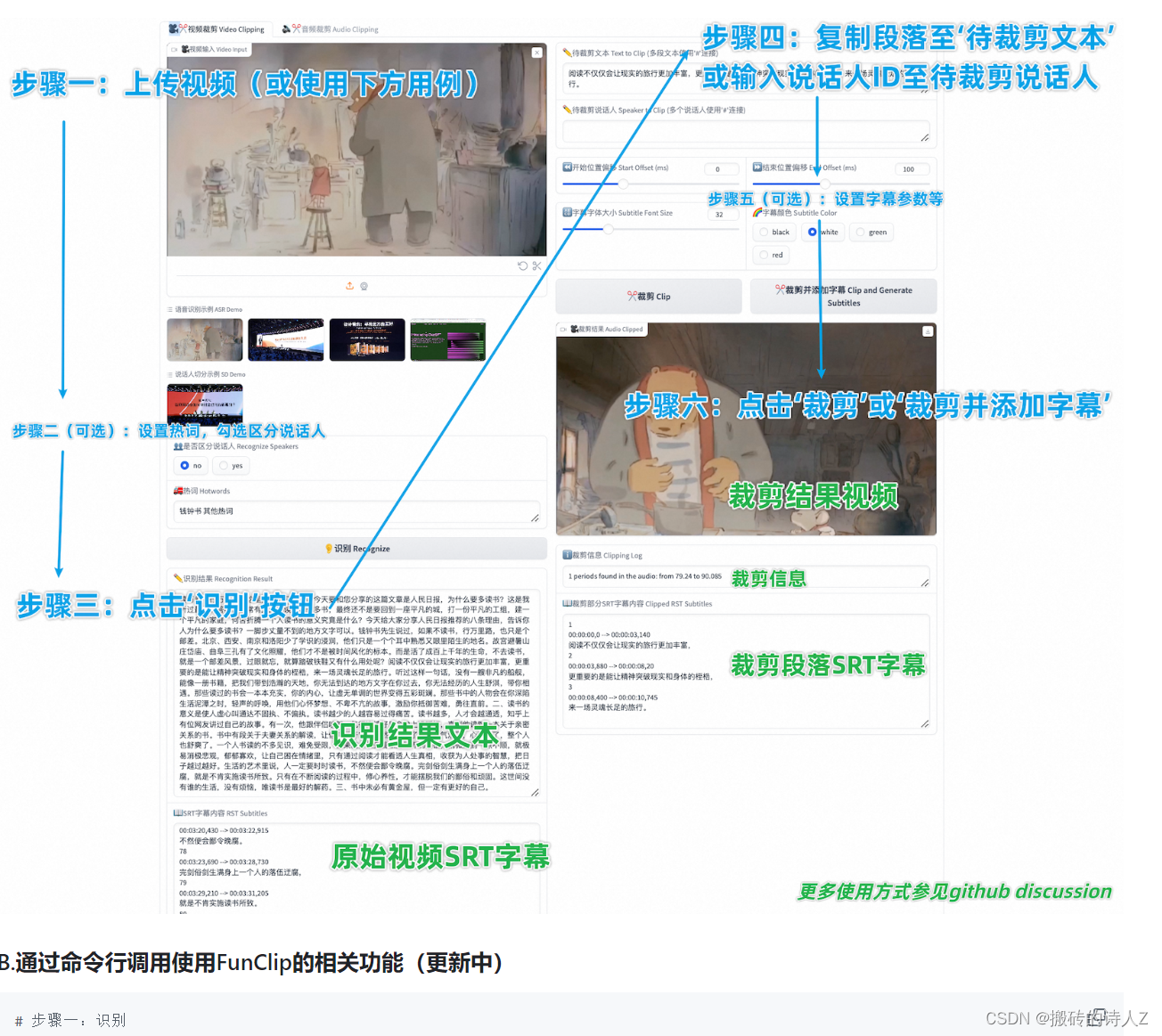 开源推荐榜【FunClip是一款完全开源、本地部署的自动化视频剪辑工具】