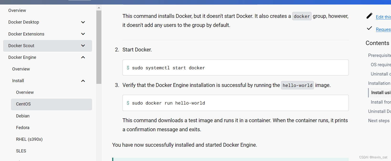 linux安装docker--更具官网教程
