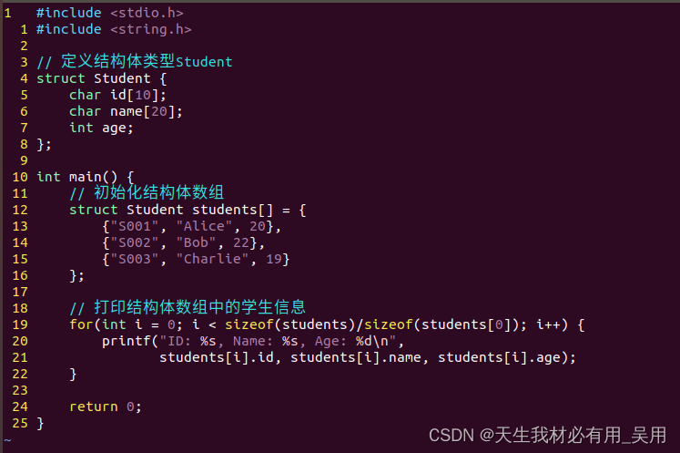 C语言结构体深入解析