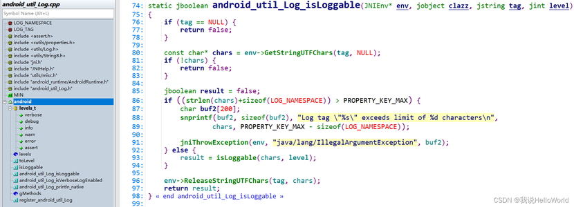 Android 系统日志(Log) JNI实现流程源码分析