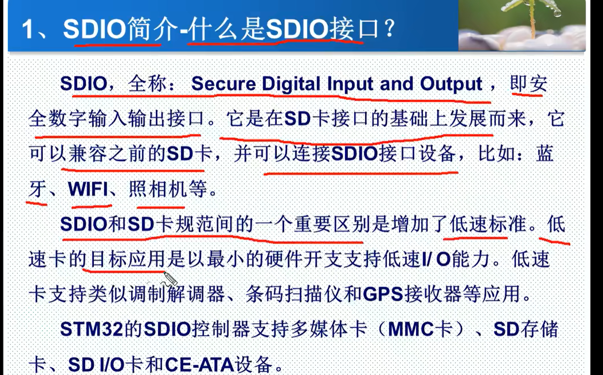 STM32的SDIO