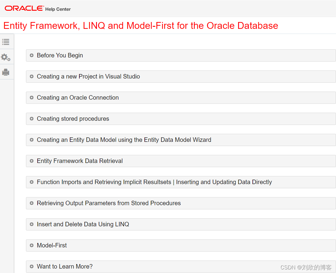 Entity Framework6 Oracle 官网开发说明