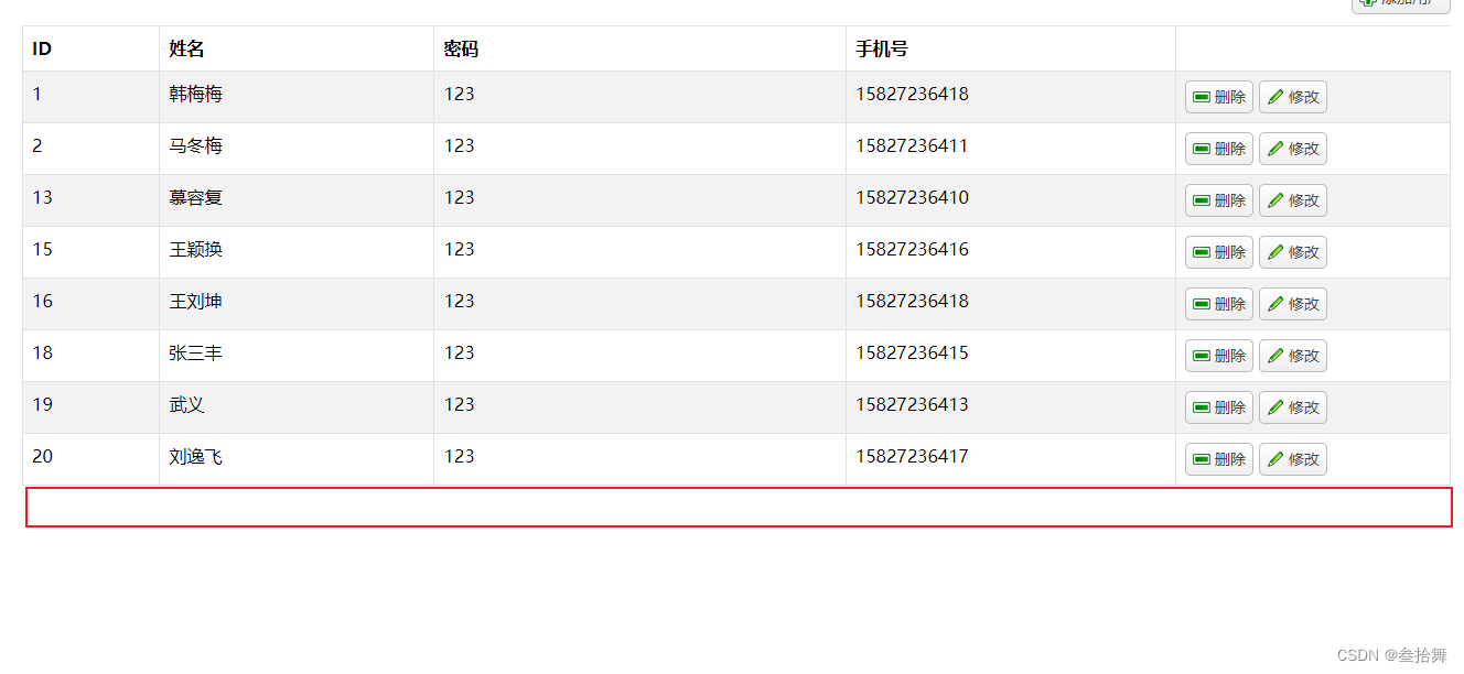 基于Flask+Mysql+EasyUI的简单用户管理系统