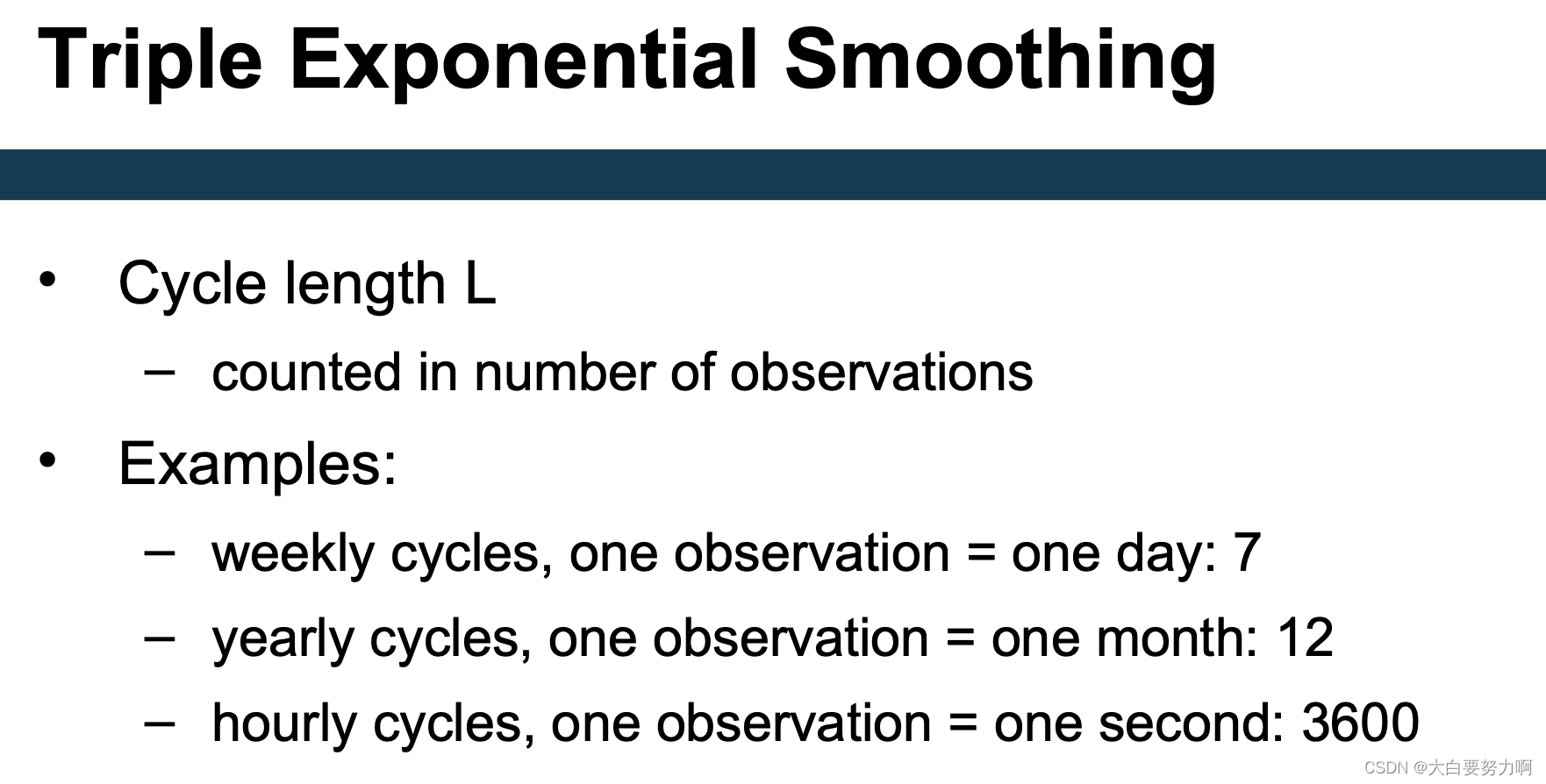 Triple Exponential Smoothing