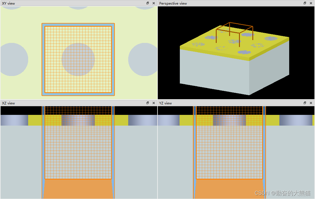 Lumerical------关闭 drawing grid 去更好地显示 mesh grid