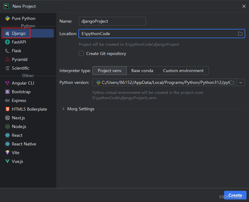 【python】在pycharm<span style='color:red;'>用</span>Django<span style='color:red;'>写</span><span style='color:red;'>一个</span><span style='color:red;'>API</span><span style='color:red;'>接口</span>