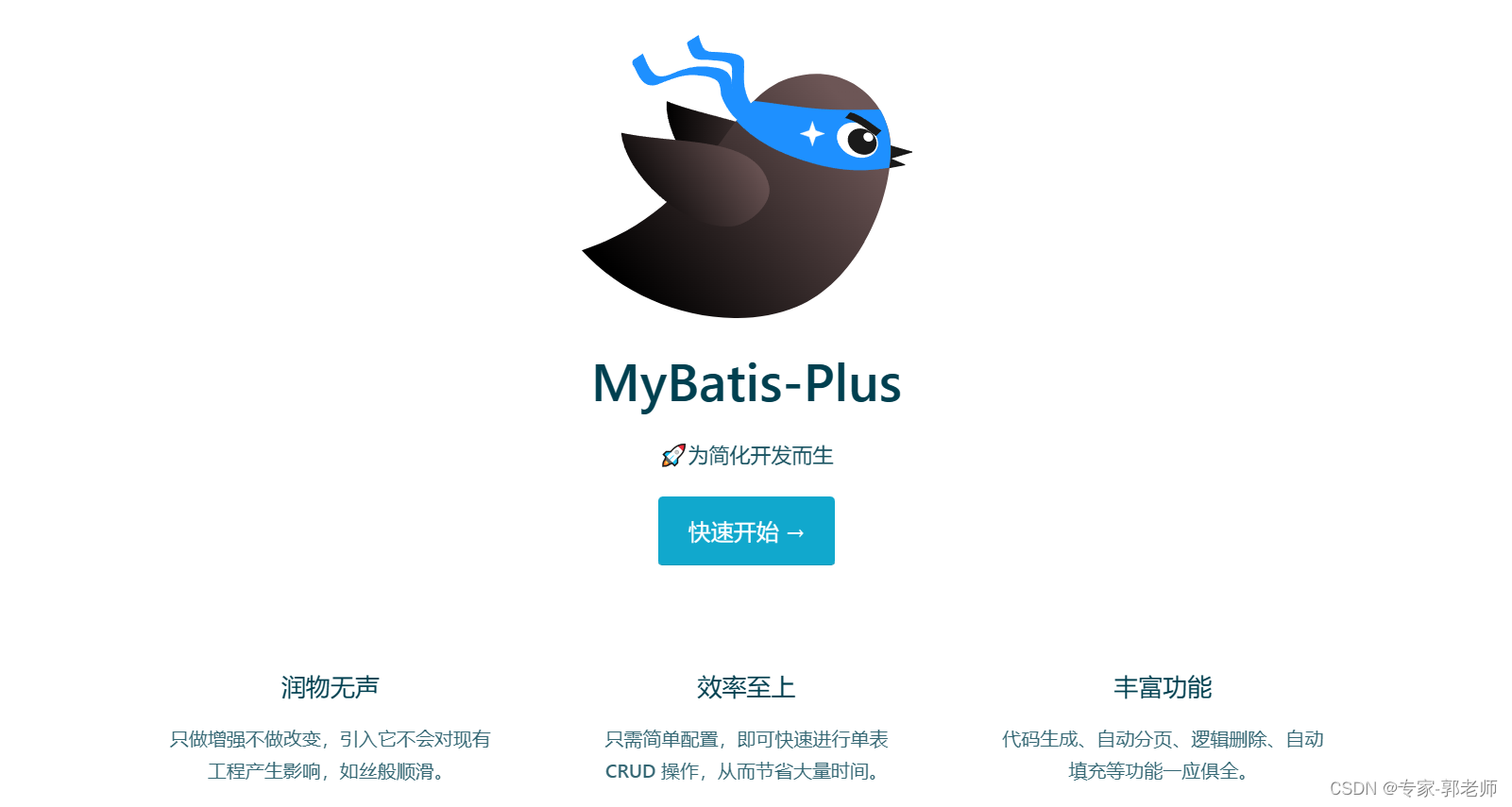 【JAVA进阶篇教学】第九篇：MyBatis-Plus用法介绍