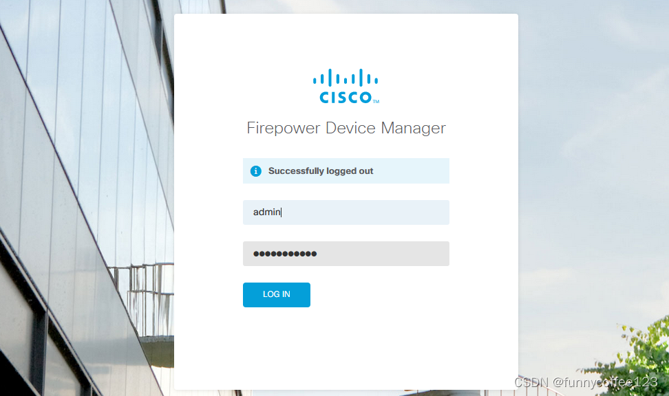 Cisco firepower2100系列使用FDM管理<span style='color:red;'>FTD</span>