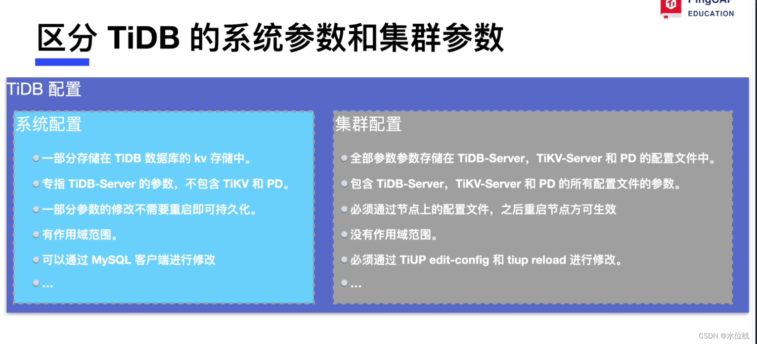 tidb學習筆記-參數配置-csdn博客