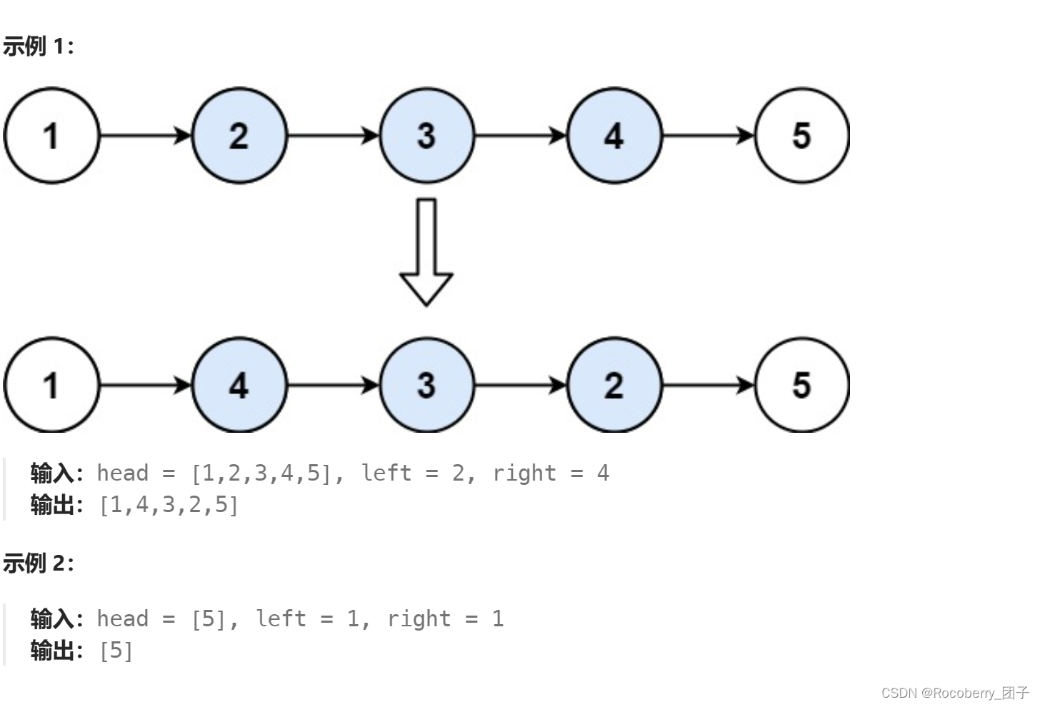 Leetcode 92 反转链表II